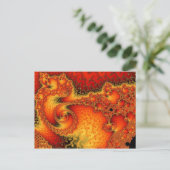 Red Hot Firepe Postkarte (Stehend Vorderseite)