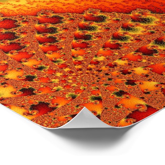 Red Hot Firepit Poster (Ecke)