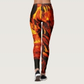 Red Hot Flows Lava Leggings (Rückseite)