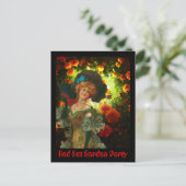 Red Hot Garden Party Postkarte (Stehend Vorderseite)