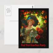 Red Hot Garden Party Postkarte (Vorne/Hinten)