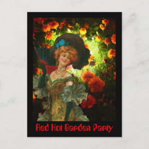 Red Hot Garden Party Postkarte
