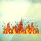 Red Hot Grill Fensteraufkleber (Blatt 3)