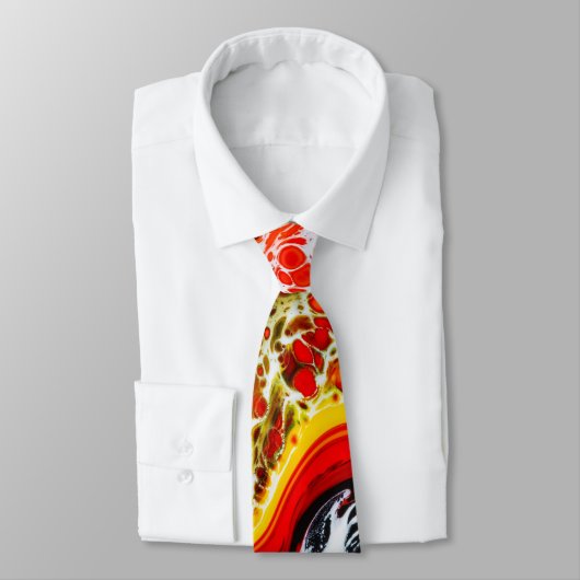 Red Hot Lava Men's Tie Krawatte (Gebunden)