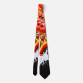 Red Hot Lava Men's Tie Krawatte (Rückseite)