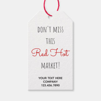 Red Hot Market Seller Pop von Real Anwesen Geschenkanhänger