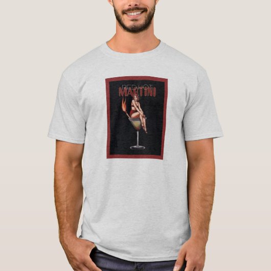 Red Hot Martini T-Shirt (Vorderseite)