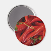 Red Hot Paprikaschoten Magnet (Vorderseite/Rückseite)