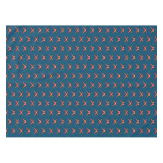 Red Hot Paprikaschoten Tischdecke (Vorderseite (Horizontal))