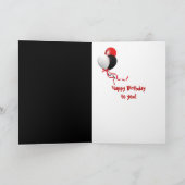 Red Hot Pepper 75. Geburtstagskarte Karte (Innenseite)