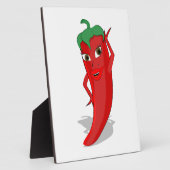 Red Hot Pepper Diva Fotoplatte (Seite)