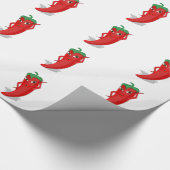 Red Hot Pepper Diva Geschenkpapier (Ecke)