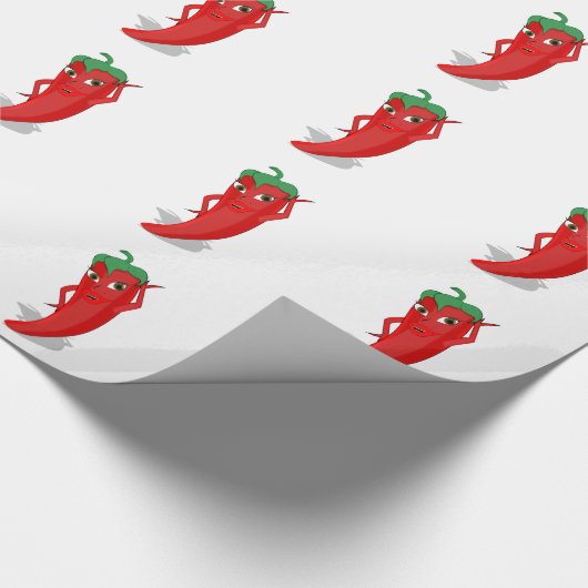 Red Hot Pepper Diva Geschenkpapier (Ecke)
