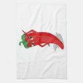 Red Hot Pepper Diva Handtuch (Vertikal)