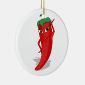 Red Hot Pepper Diva Keramikornament (Rechts)