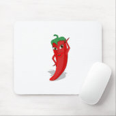 Red Hot Pepper Diva Mousepad (Mit Mouse)