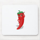 Red Hot Pepper Diva Mousepad (Vorne)