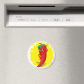 Red Hot Pepper Diva Paint Spritzer Magnet (In Situ (Geschirrspüler))