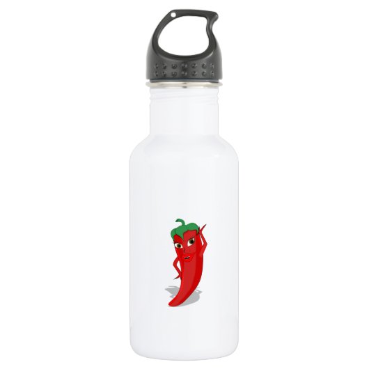 Red Hot Pepper Diva Stainless Edelstahlflasche (Vorderseite)