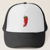 Red Hot Pepper Diva Truckerkappe (Vorderseite)