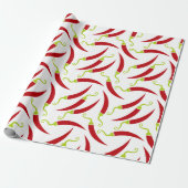 Red Hot Pepper Geschenkpapier (Ungerollt)