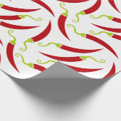 Red Hot Pepper Geschenkpapier (Ecke)