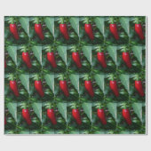 Red Hot Pepper Wrapper Paper Geschenkpapier (Flach)