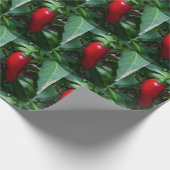 Red Hot Pepper Wrapper Paper Geschenkpapier (Ecke)