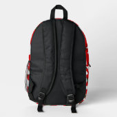 Red Hot Peppers Spicy  Bedruckter Rucksack (Rückseite)