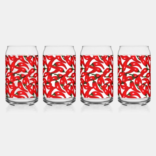 Red Hot Peppers Spicy Dosenglas (Hinten)