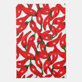 Red Hot Peppers Spicy Geschirrtuch (Vertikal)