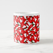 Red Hot Peppers Spicy Jumbo-Tasse (Vorderseite)