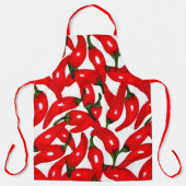 Red Hot Peppers Spicy Schürze (Vorderseite)