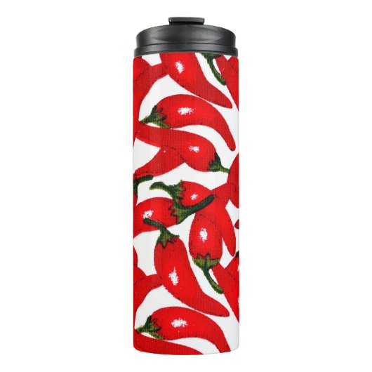 Red Hot Peppers Spicy  Thermosbecher (Vorderseite)