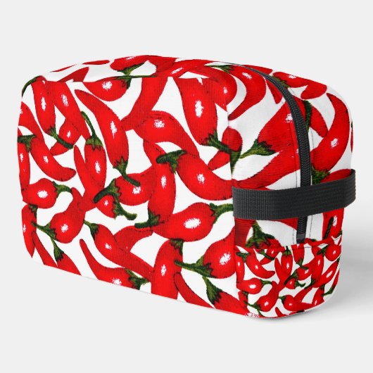 Red Hot Peppers Spicy Waschbeutel (Linke Seite)