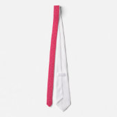 Red Hot Pink Art Deco Lüfter #2 Krawatte (Rückseite)