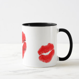 Red Hot Rock Diva Lippen I Tasse