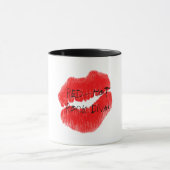 Red Hot Rock Diva Lippen I Tasse (Zentrum)