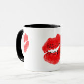Red Hot Rock Diva Lippen I Tasse (Vorderseite Links)
