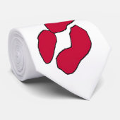 Red Hot Rock Diva Lips II Krawatte (Gerollt)