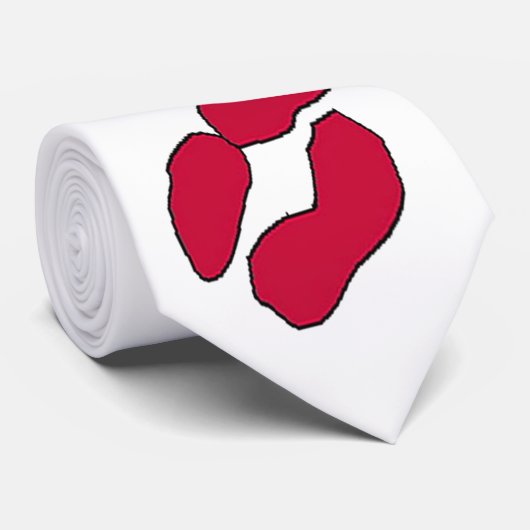 Red Hot Rock Diva Lips II Krawatte (Gerollt)