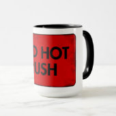 Red Hot Rush Keramik Tasse (VorderseiteRechts)