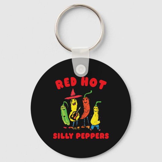 Red Hot Silly Peppers, Funny Schlüsselanhänger (Vorderseite)