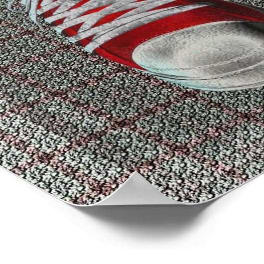 Red Hot Sneakers Poster (Ecke)