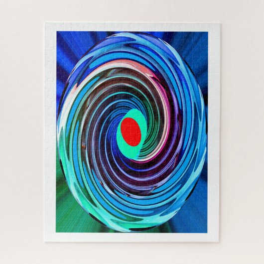 Red Hot Spot Art Puzzle (Vertikal)