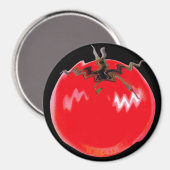 Red Hot Tomato Magnet (Vorderseite/Rückseite)