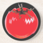Red Hot Tomato Sandstein Untersetzer (Vorne)