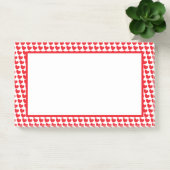 Red Hot Valentine Hearts Post-it Klebezettel (Büro)