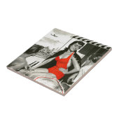 Red Hot Woman Fliese (Seite)