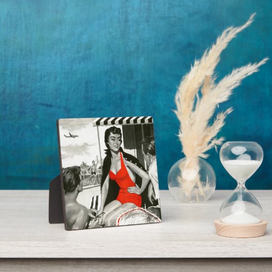 Red Hot Woman Fotoplatte (InSitu)